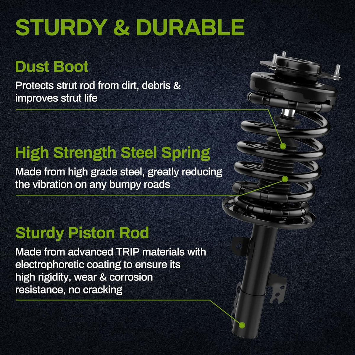 Front Pair Complete Quick Struts D4194