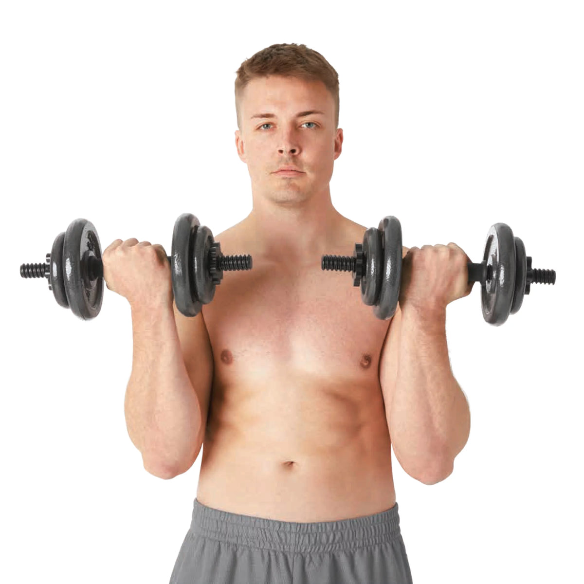 40lb Adjustable Cast Iron Dumbbell Set B364025