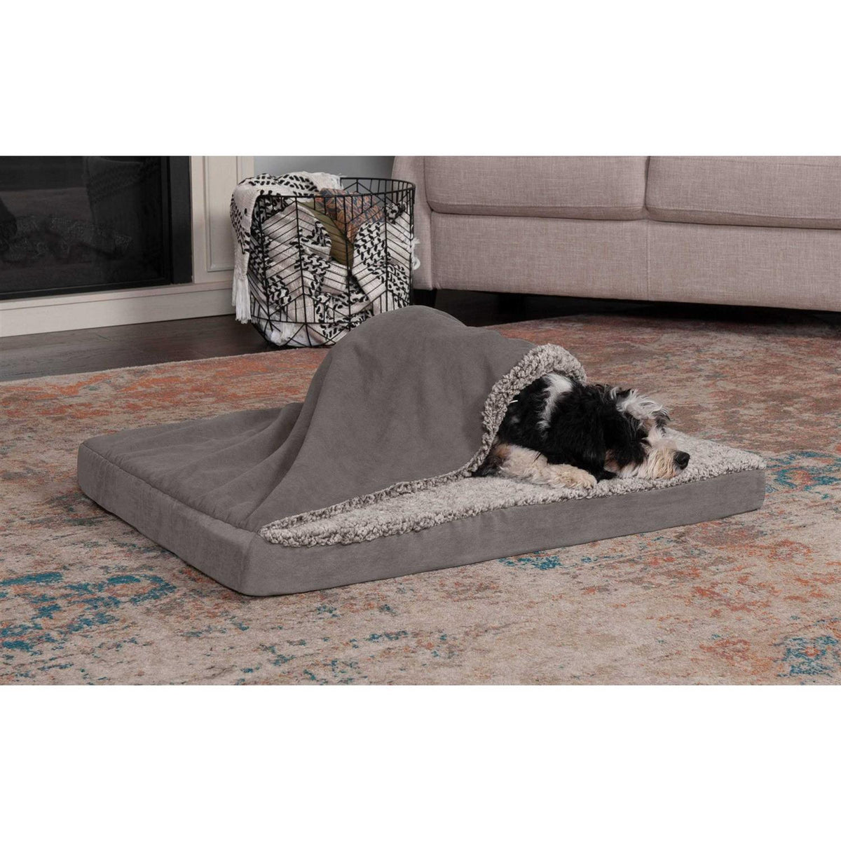 Blanket Top Dog Bed M84892