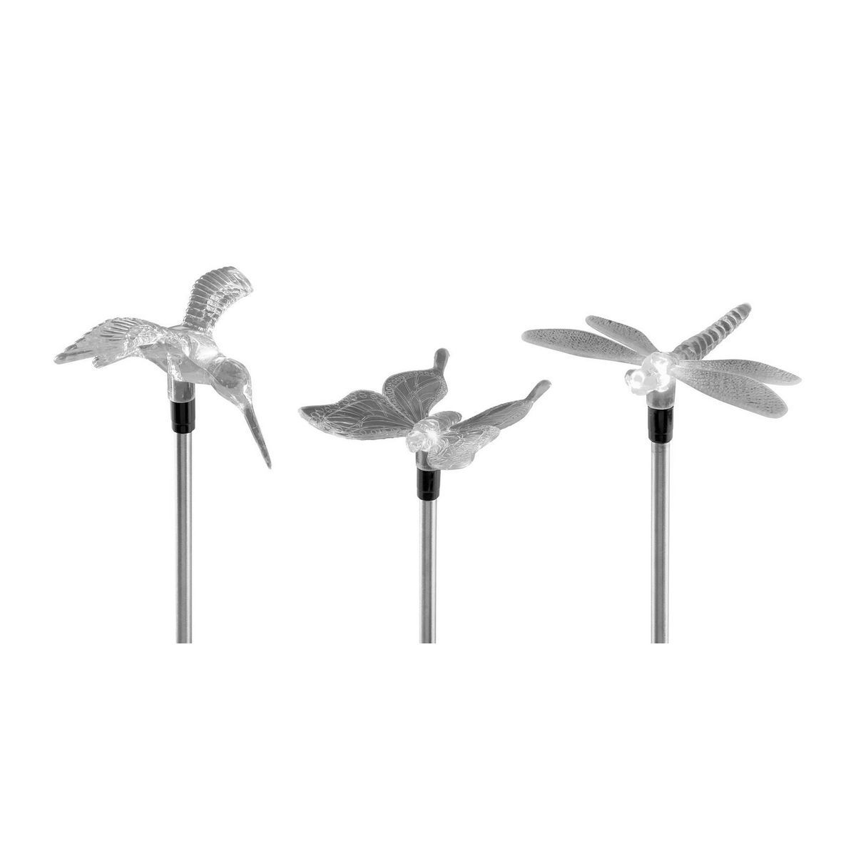 Solar LED Garden Decorative Lights 3-Pack F621969