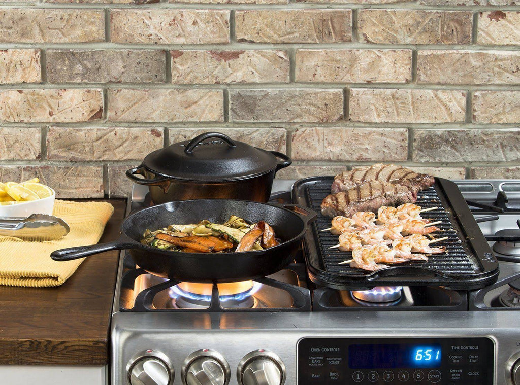 Square Cast Iron Grill Pan H630
