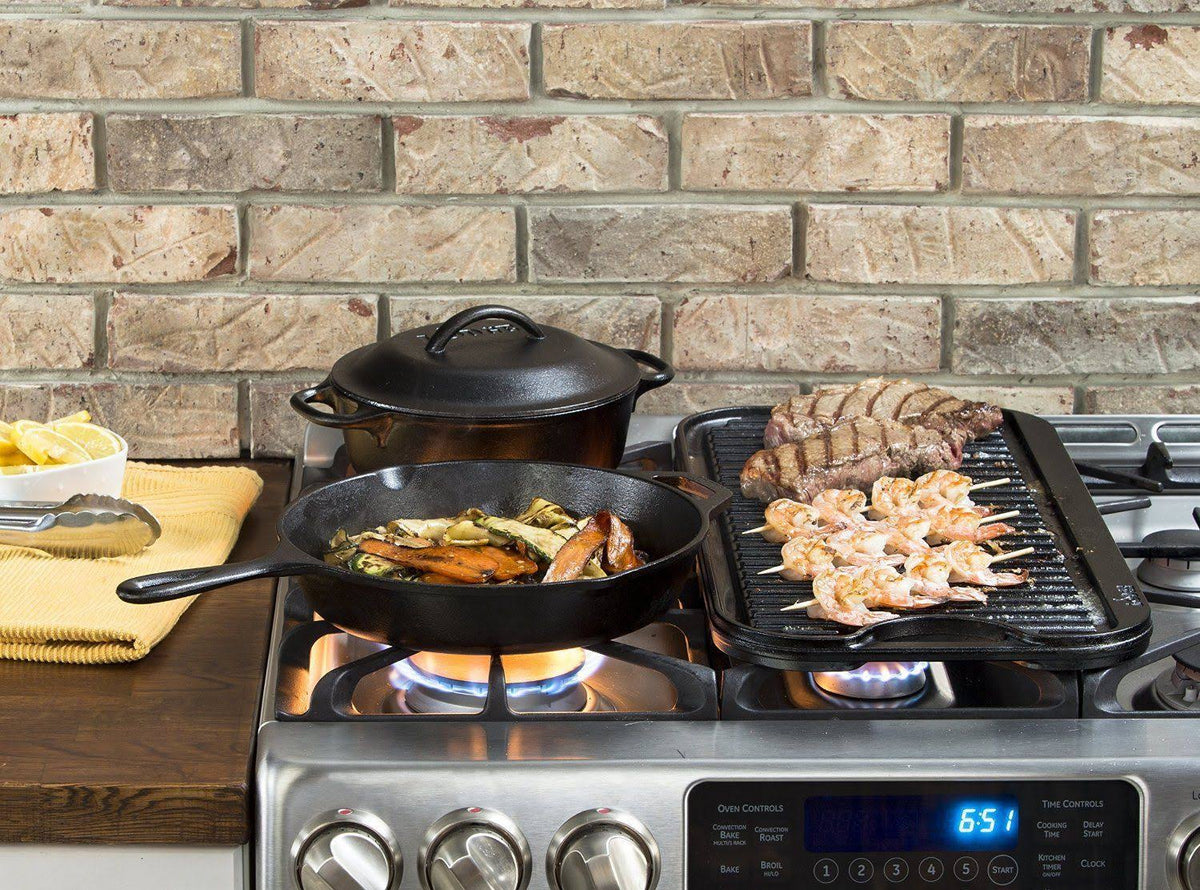 Square Cast Iron Grill Pan H630