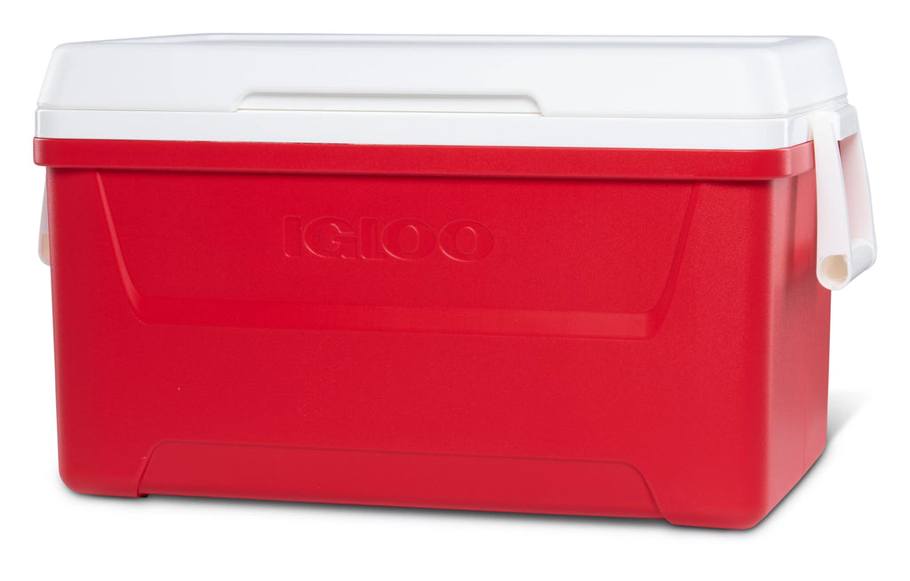48 QT Red Ice Chest Cooler K3020