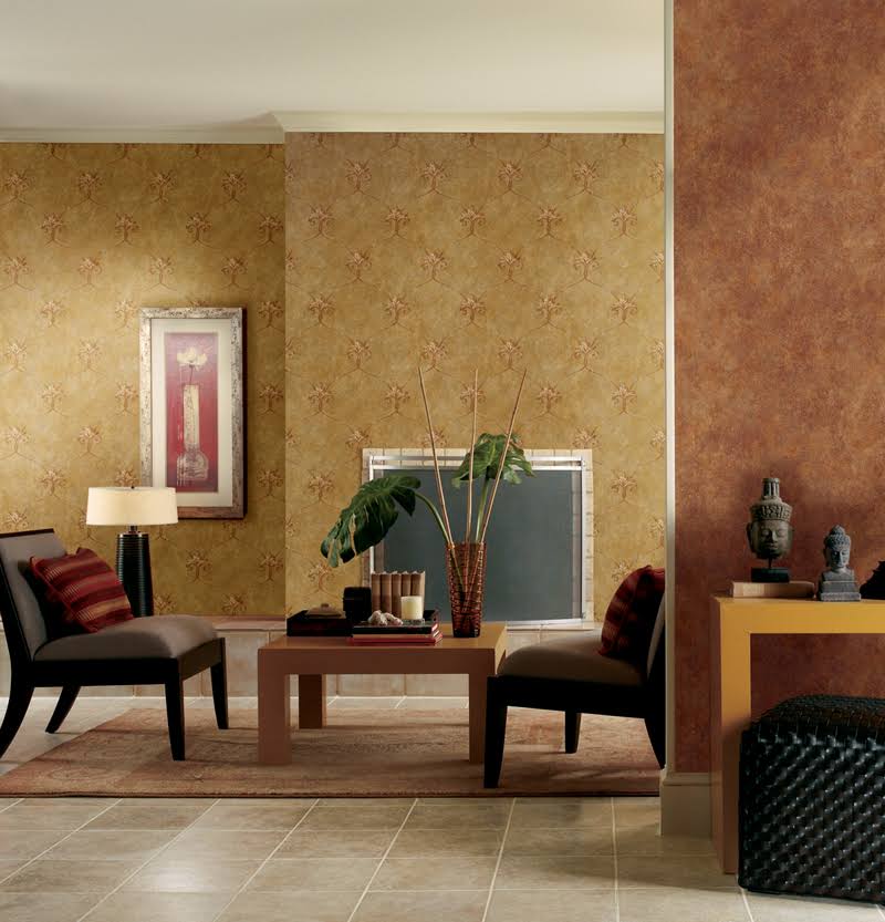 Brown Wallpaper R863