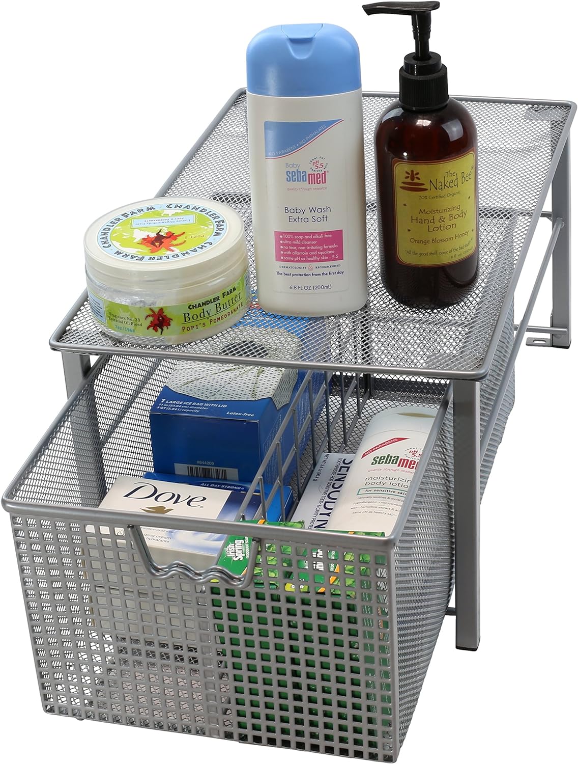 Mesh Cabinet Basket Organizer Q259