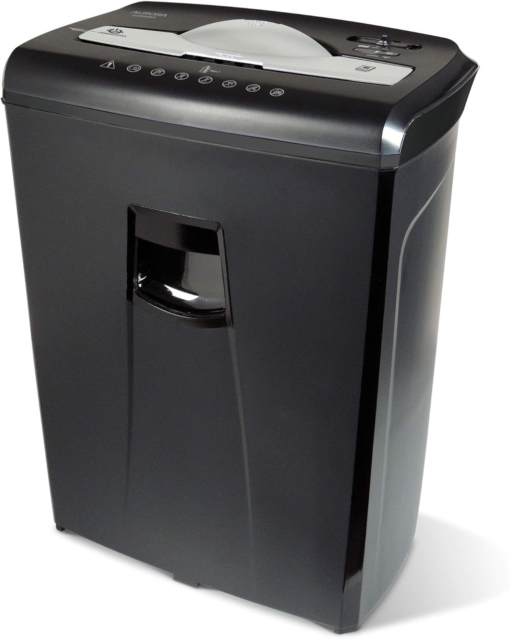 8-Sheet Micro-Cut Paper Credit Card Shredder Black F14963