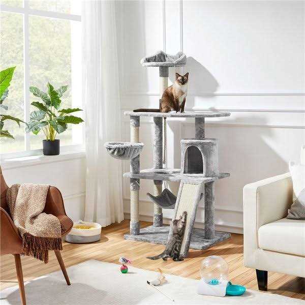 61.5-in Plush Cat Tree Condo N51302