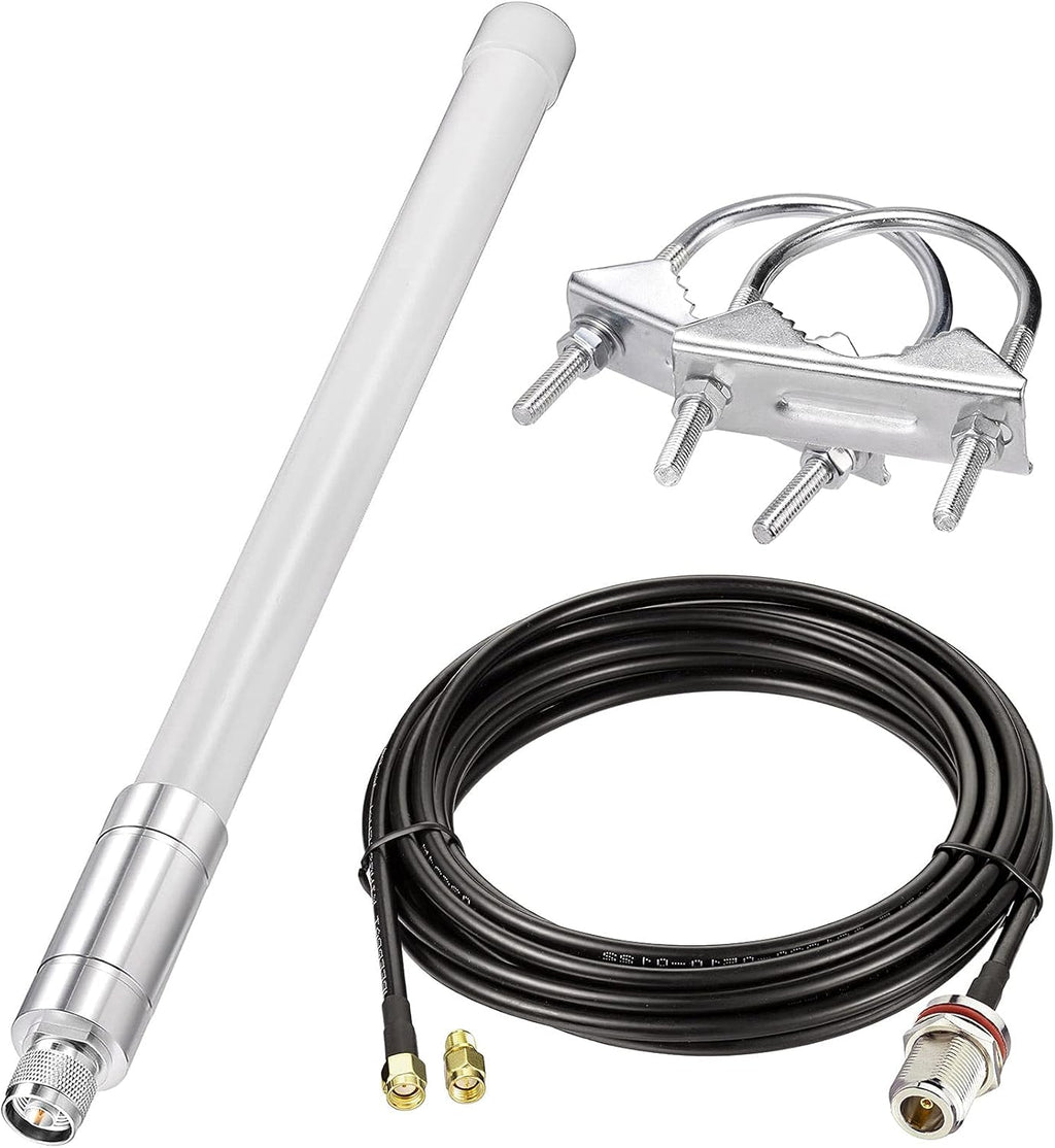 915mhz LoRaWan Glass Fiber Antenna 4dBi with 20ft RG58 Cable P444