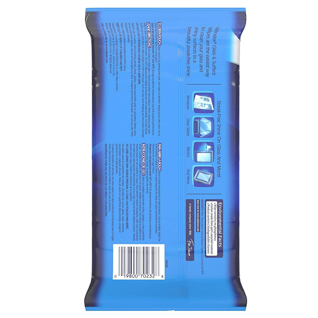 Glass Wipes 6 Pack 28 ct Y7415