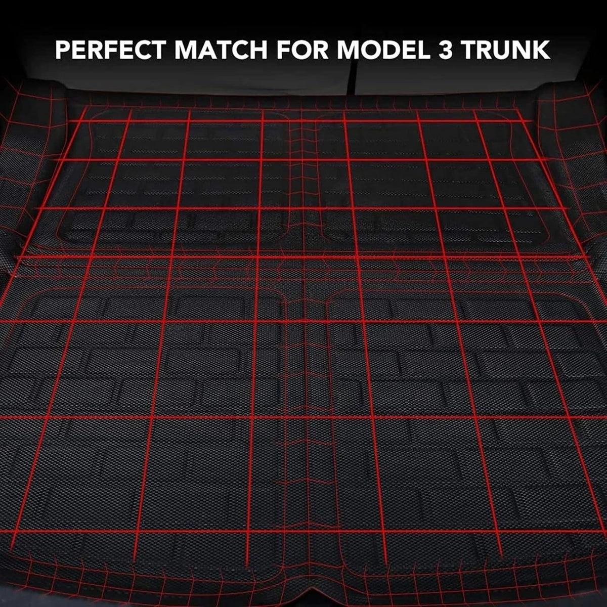 3D Cargo Liner Rear Trunk Mat Q706