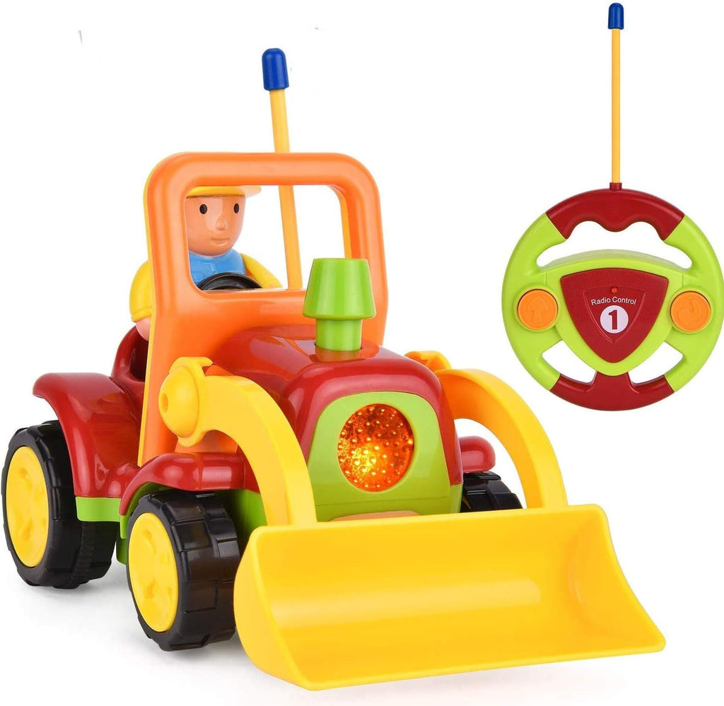 Remote Control Cartoon Race Car and Train Locomotive RC Toys, Pack of 2 Z57189
