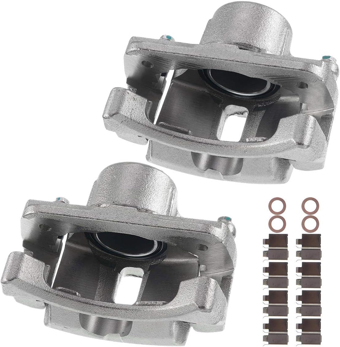 Disc Brake Caliper Assembly with Bracket Front Left Driver Side N510