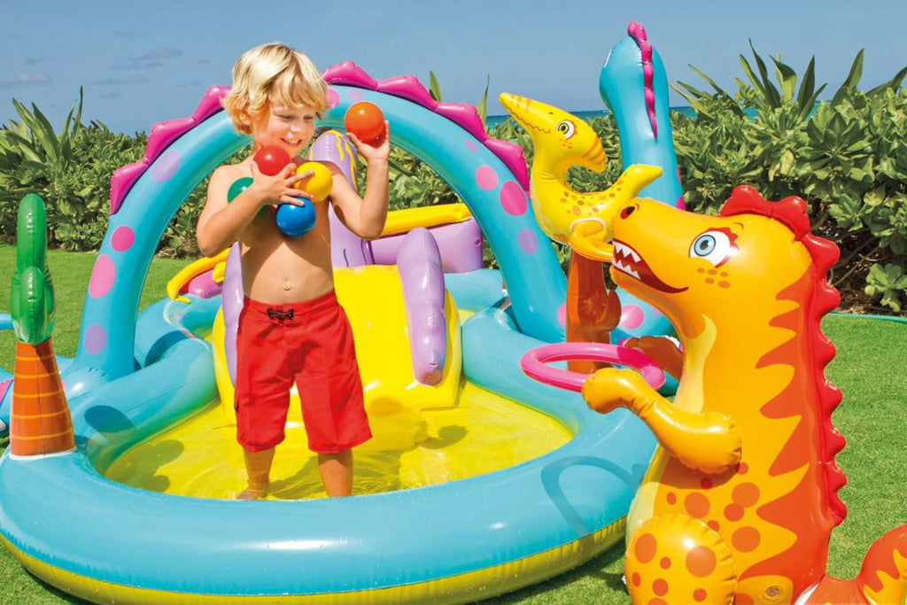11ft x 7.5ft x 44in Inflatable Kiddie Swimming Pool N474450