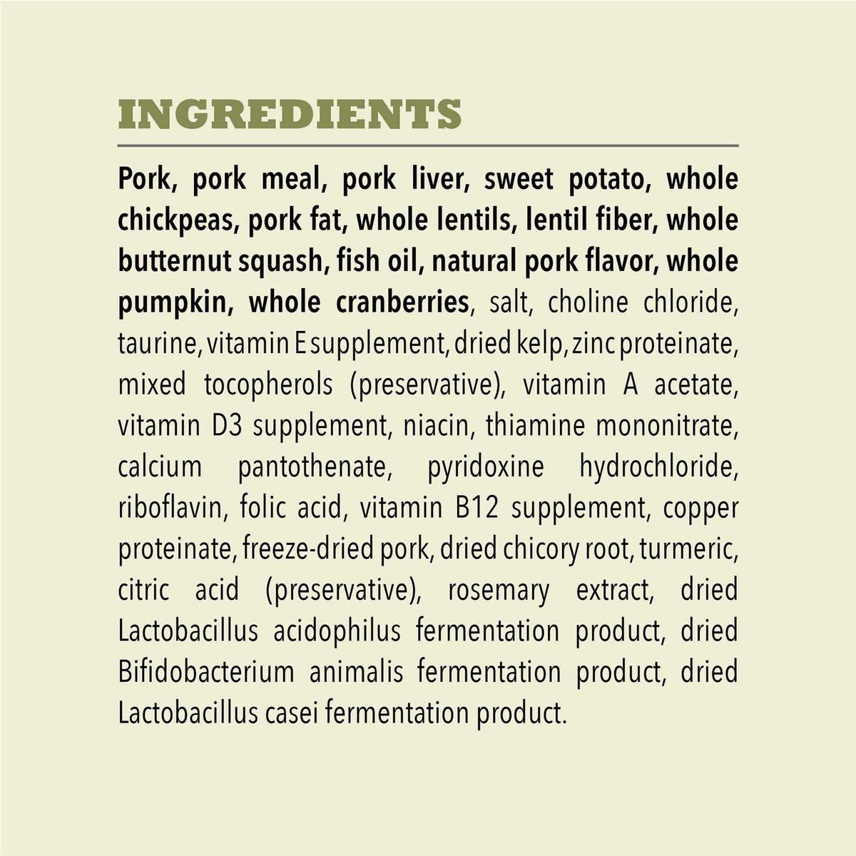 Grain-Free Pork & Squash Dry Dog Food, 22.5-lb bag Z393