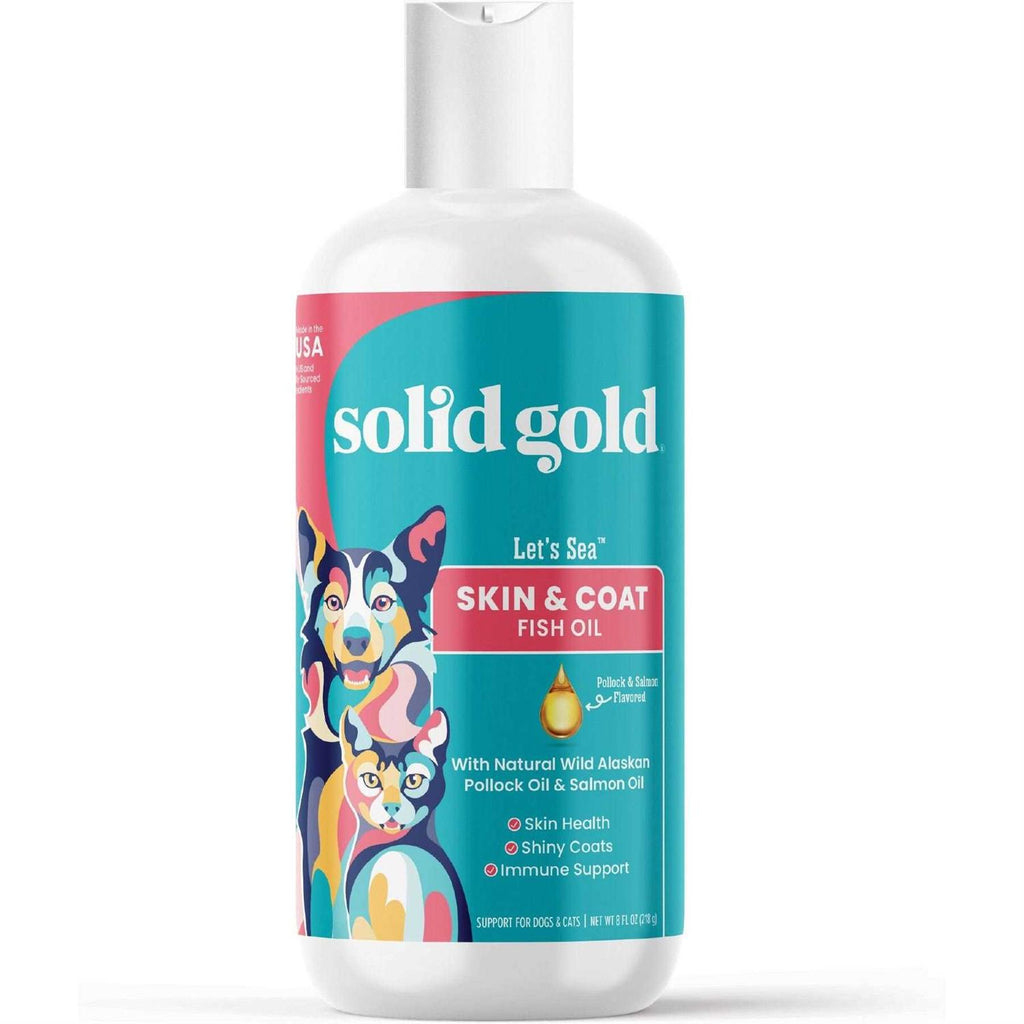 Solid Gold Fish Oil for Dogs & Cats Wild Alaskan Salmon Oil F9971