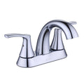 Centerset Double-Handle High-Arc Bathroom Faucet in Chrome Z657