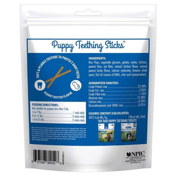 Puppy Teething Sticks Peanut Butter Flavor L965273