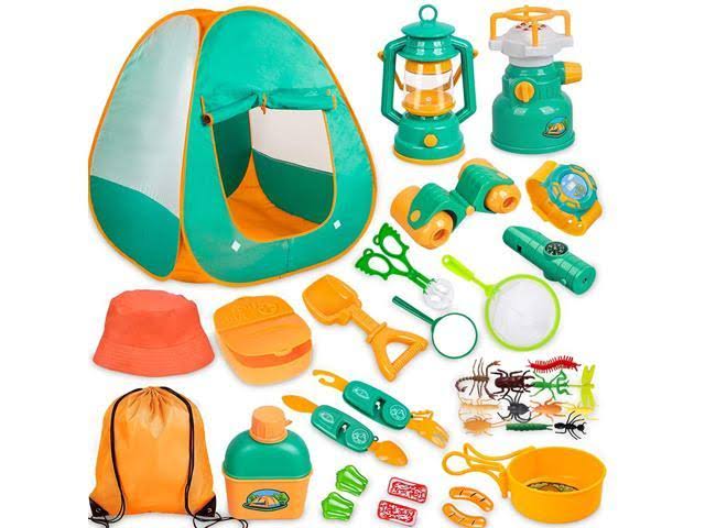 Kids Camping Set with Tent 24pcs E388895