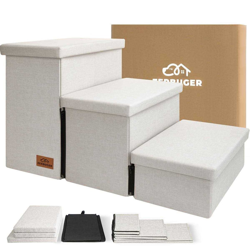 Foldable Dog Stairs with Storage Z20515