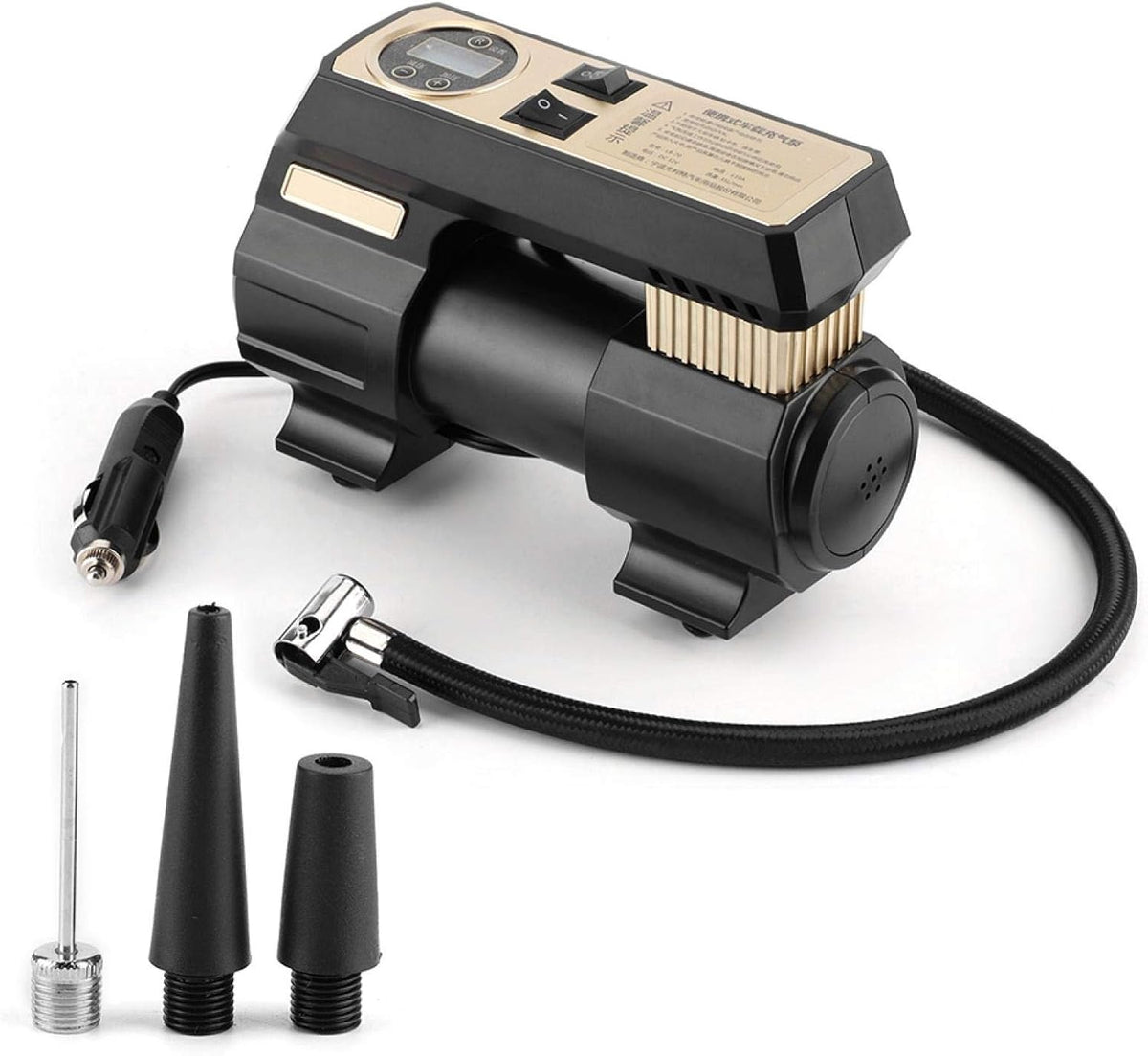 12V Portable Digital Tire Inflator with Light V3721
