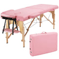 Pink Portable Massage Table 84 Inches 2 Fold Adjustable N89321