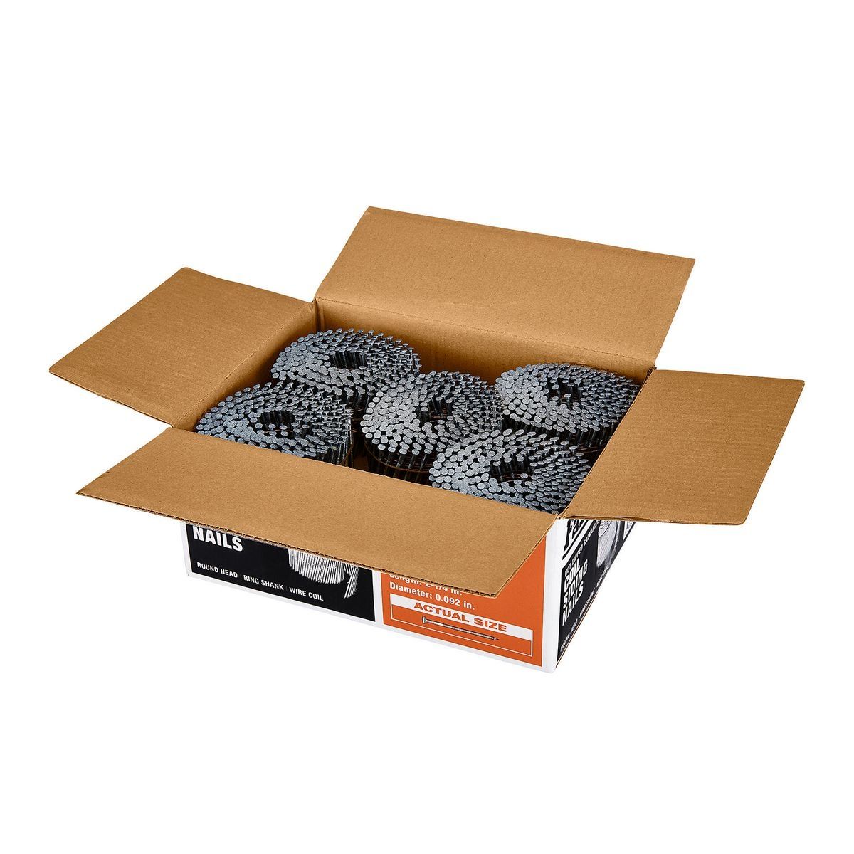 2-1/4 in. Galvanized Coil Siding Nails, 3000-Pack U738