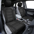 Black Leatherette Car Seat Cushions D2127