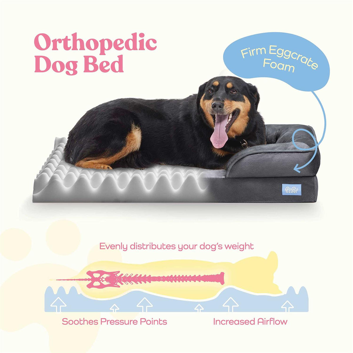 Orthopedic Sofa Dog Bed T5027
