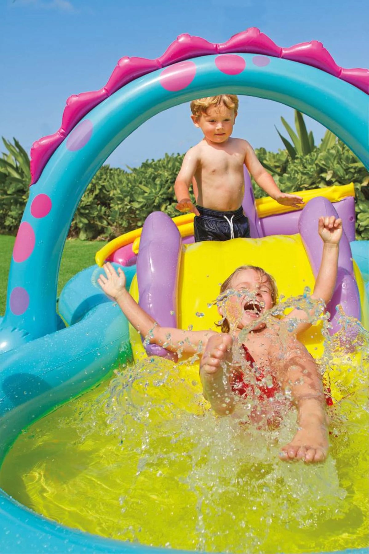 11ft x 7.5ft x 44in Inflatable Kiddie Swimming Pool N474450