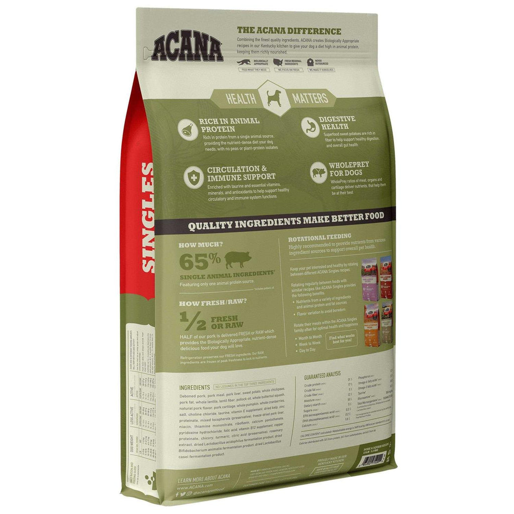 Grain-Free Pork & Squash Dry Dog Food, 22.5-lb bag Z393