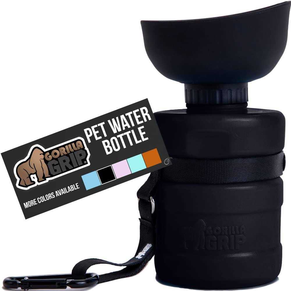 Leak Proof Portable Dog Water Bottle with Bowl Cap O2933