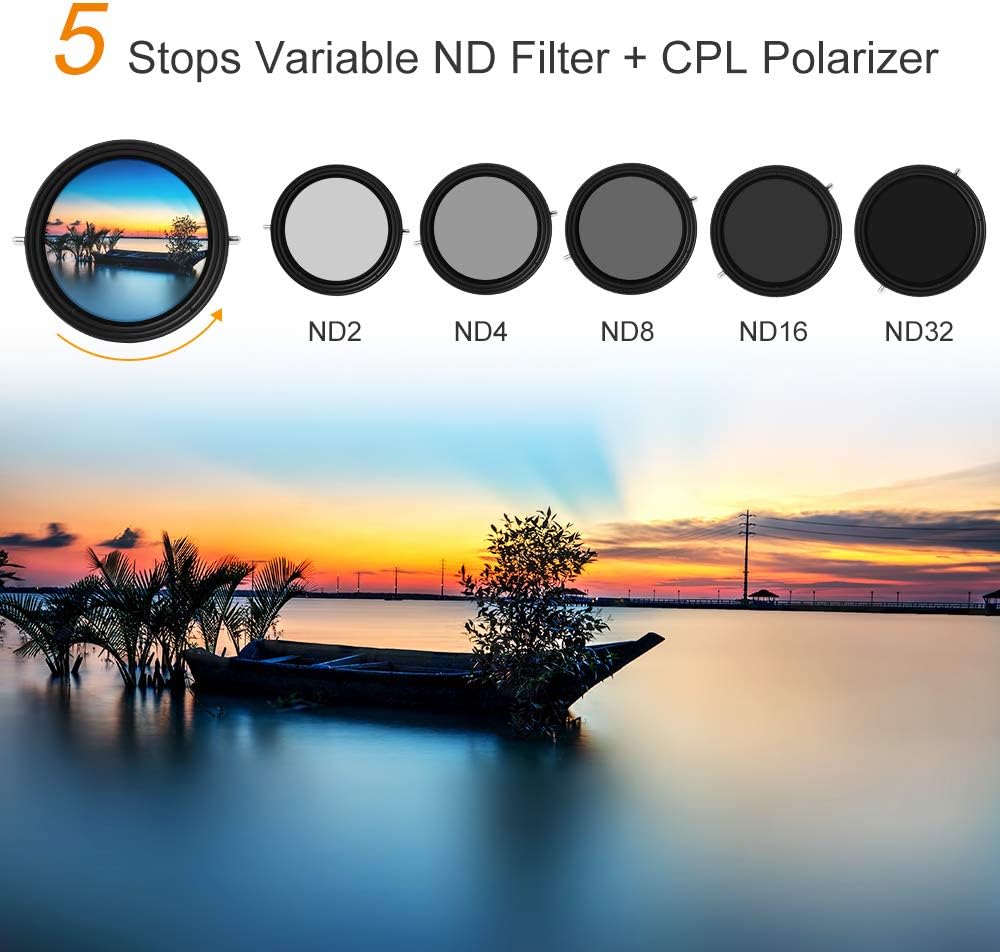 52mm Variable ND and CPL Filter 2 in 1 V456150