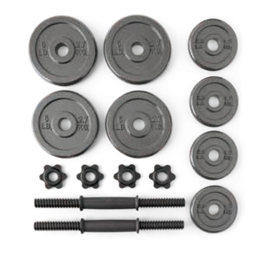 40lb Adjustable Cast Iron Dumbbell Set B364025