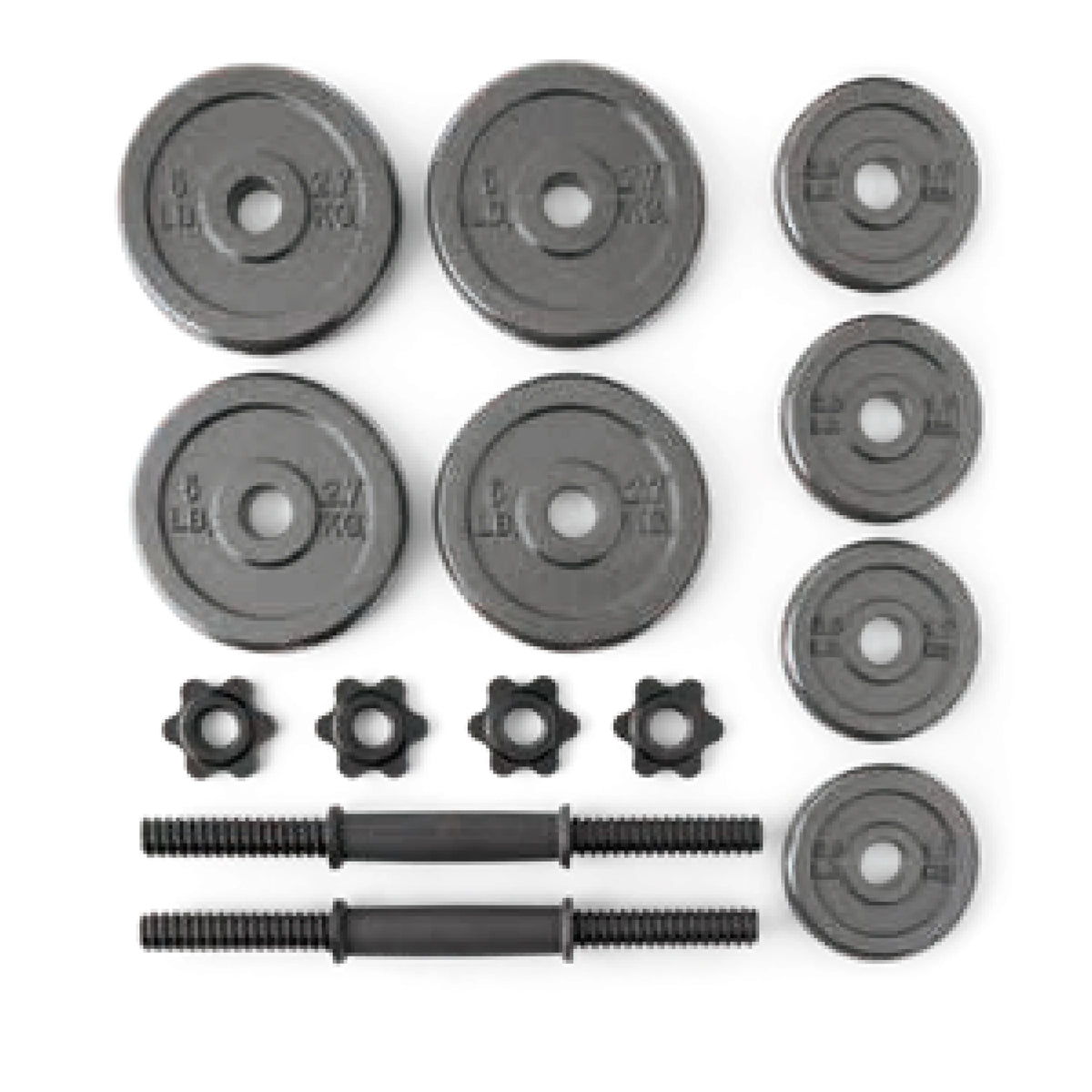 40lb Adjustable Cast Iron Dumbbell Set B364025