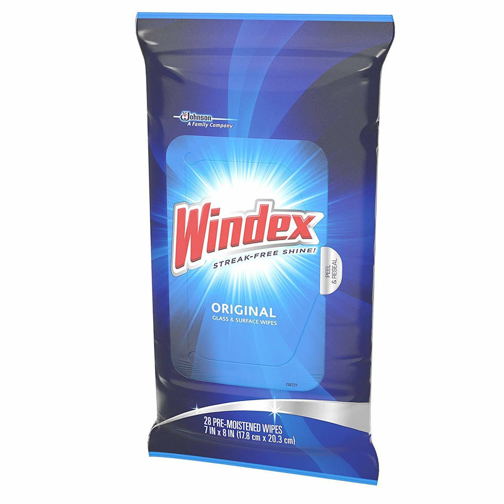 Glass Wipes 6 Pack 28 ct Y7415