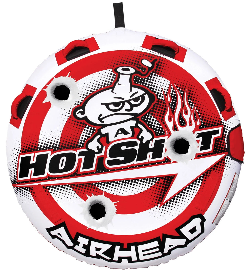 2 Inflatable Round Deck Single Rider Towable Tube H955111