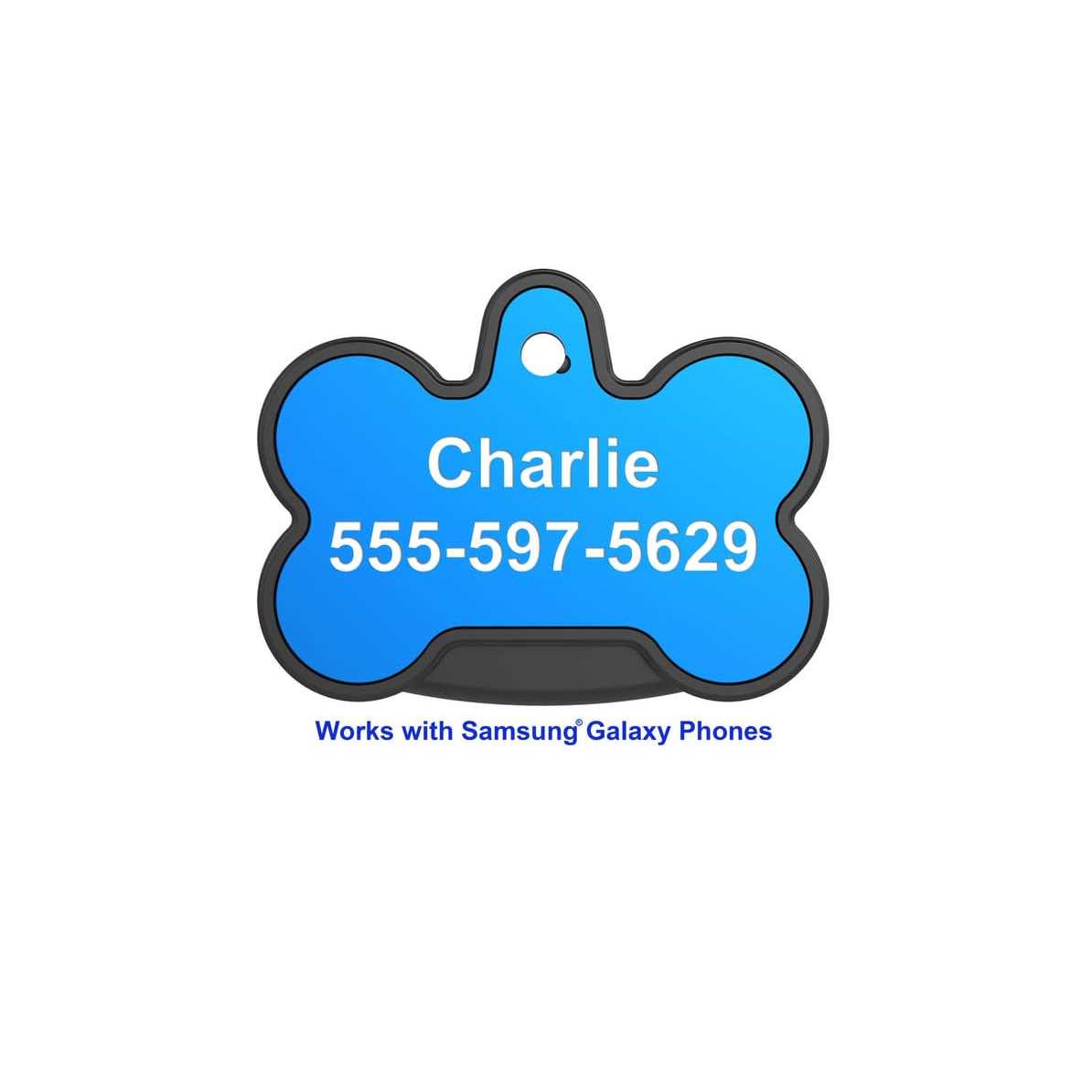 Smart Tag Dog Bone Personalized ID and Tracker N45013
