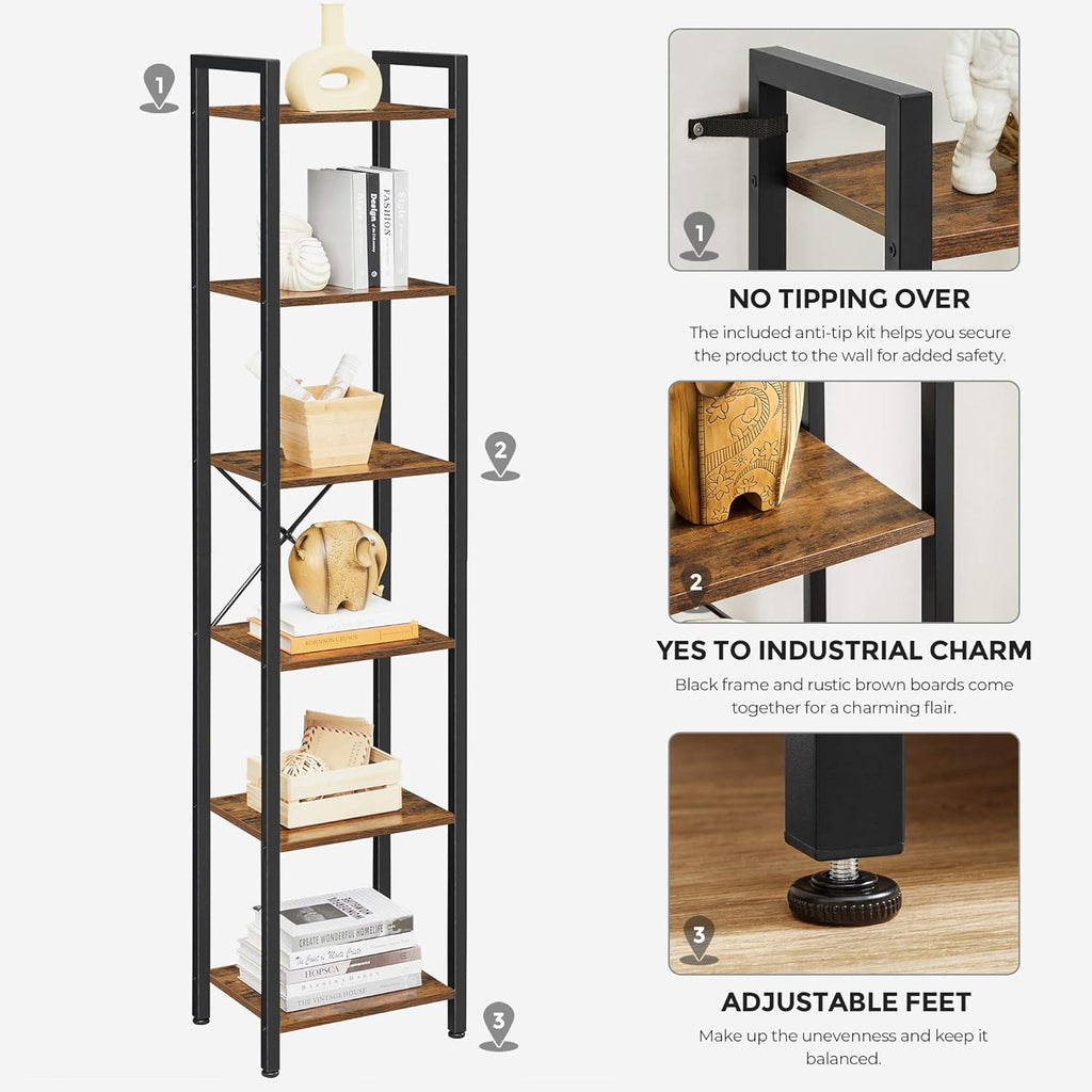 6-Tier Storage Shelving Unit K520333