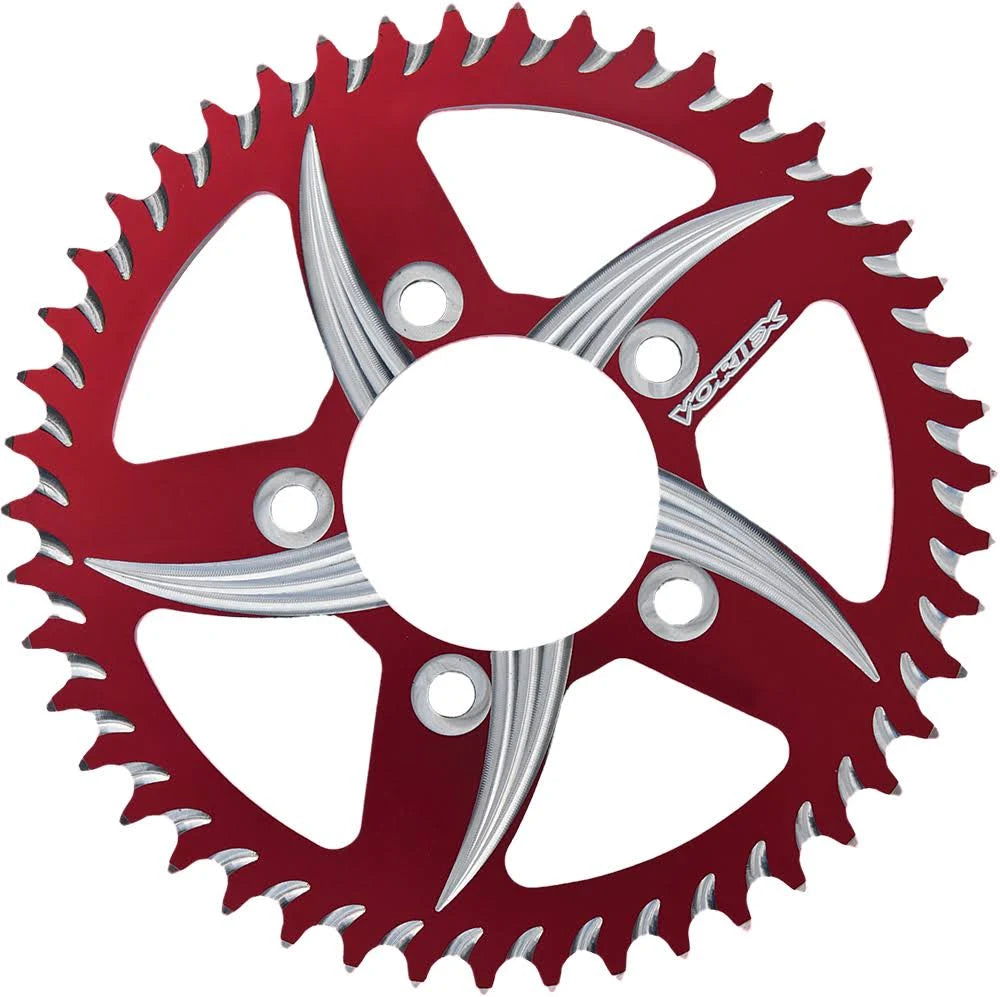 Red 48T Aluminum Sprocket S36745