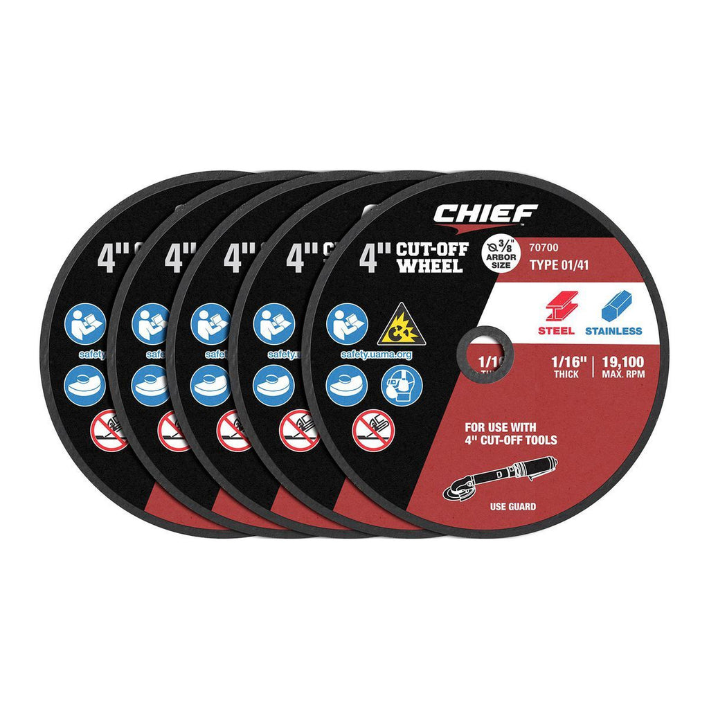 4 in. Cut-Off Wheels 5-Pack G165