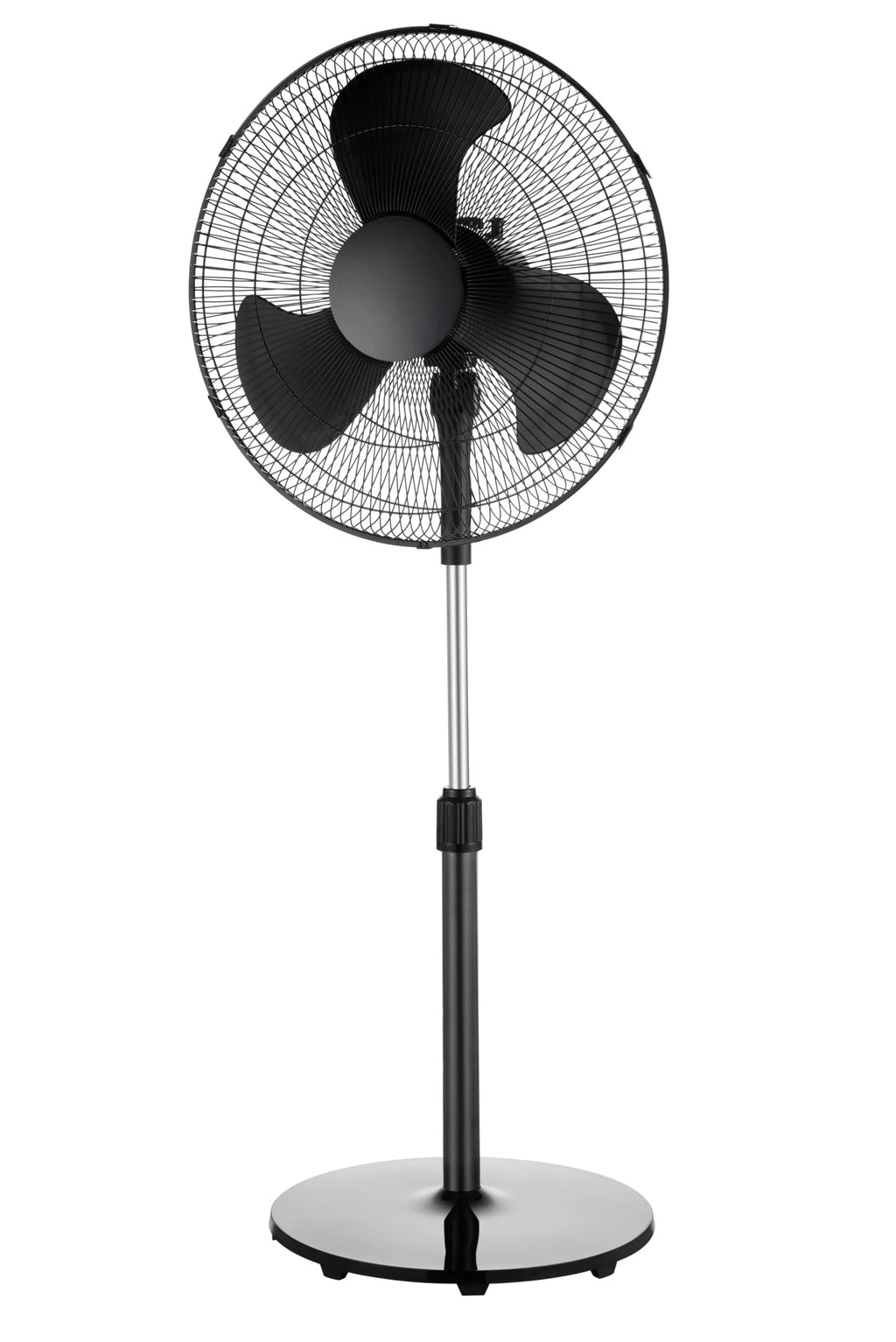 3-Speed Oscillating Pedestal Fan with Tilt Adjustable Head, Black J784182