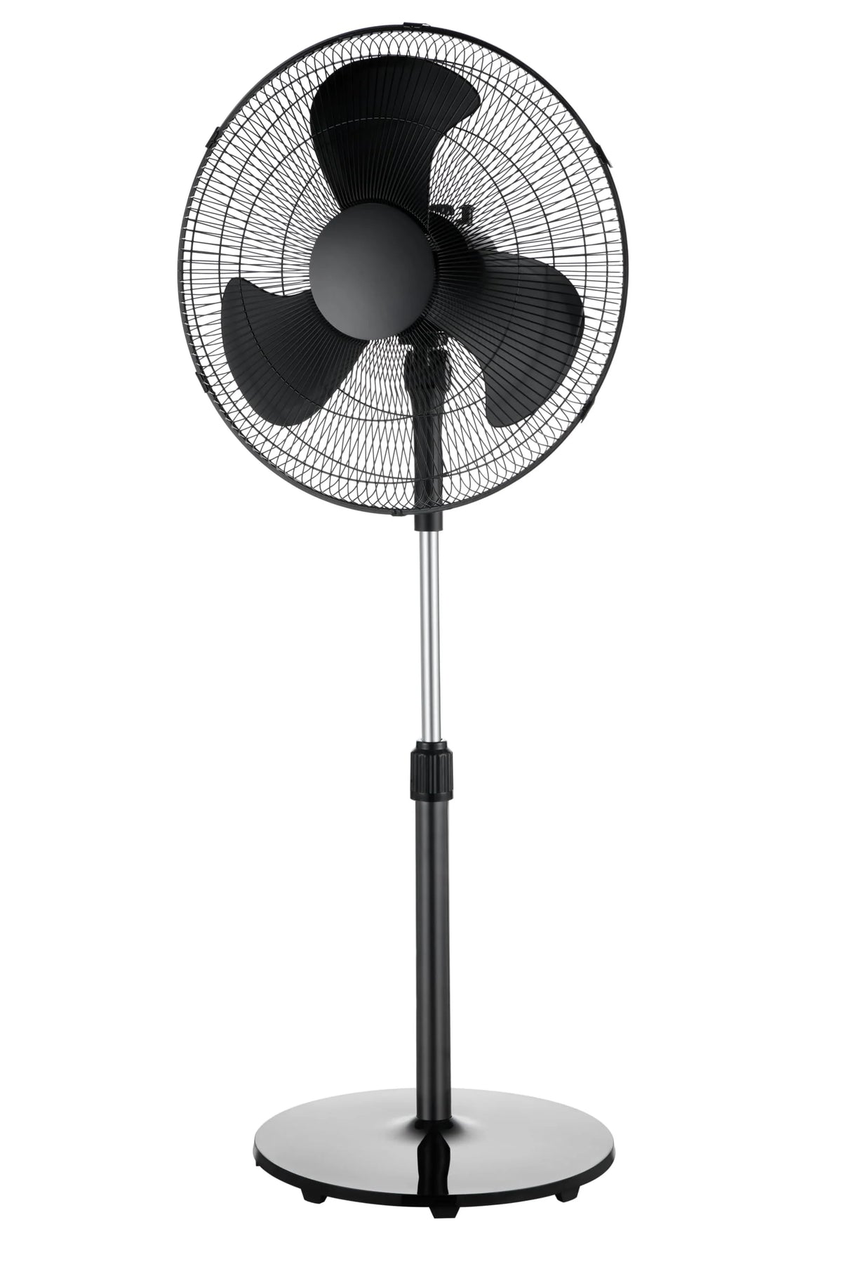 3-Speed Oscillating Pedestal Fan with Tilt Adjustable Head, Black J784182
