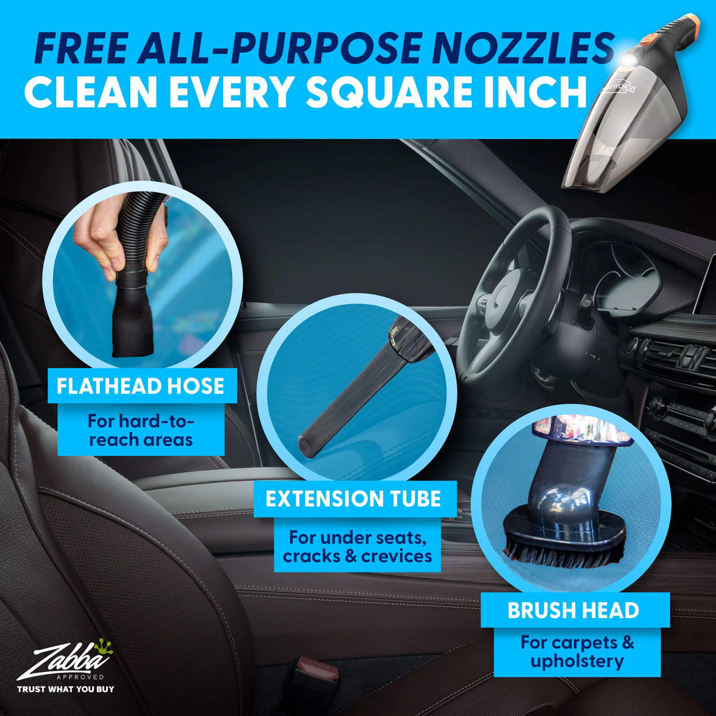 Portable Car Vacuum Cleaner 110W 12v Black K27589