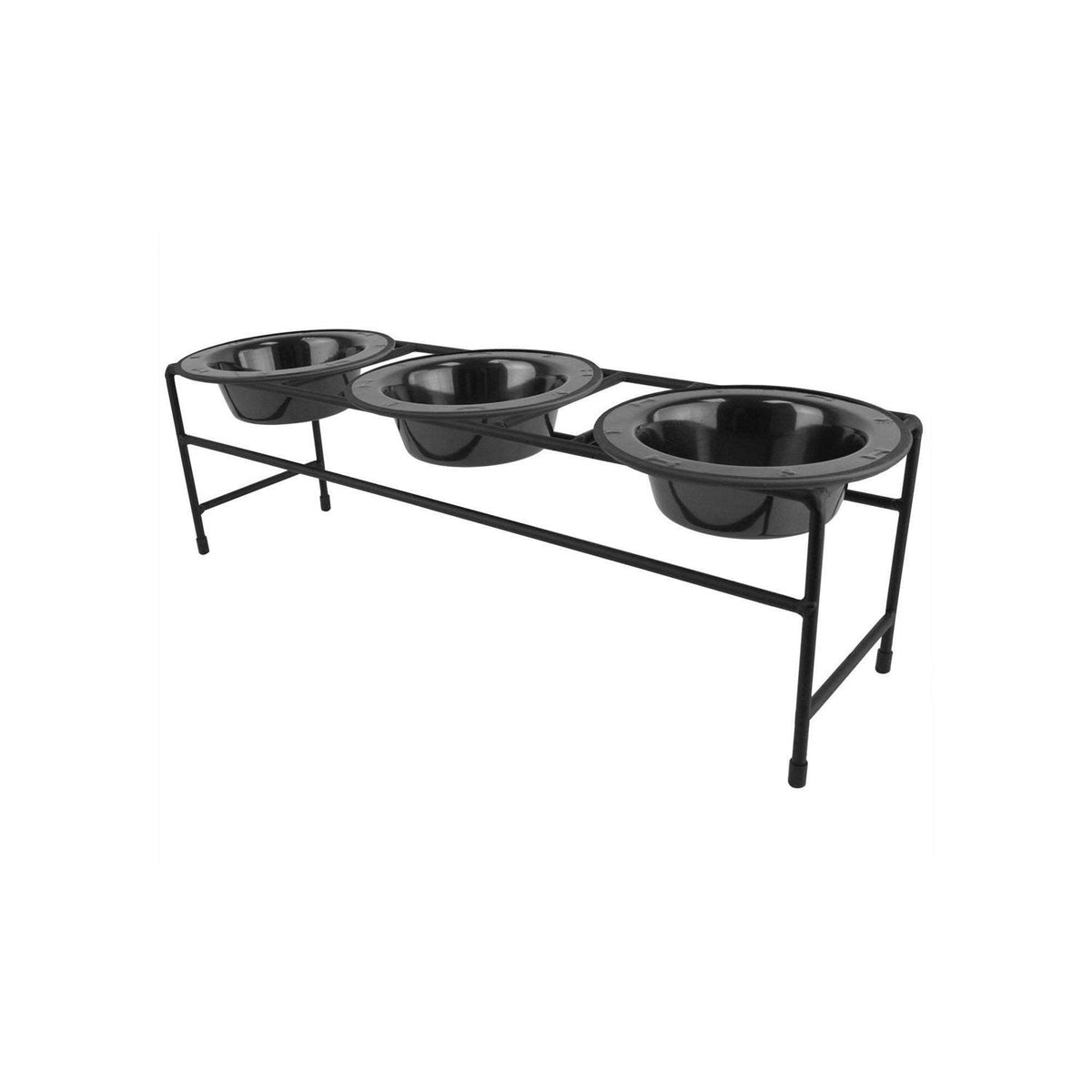 Triple Diner Feeder with Stainless Steel Dog Bowls G89176