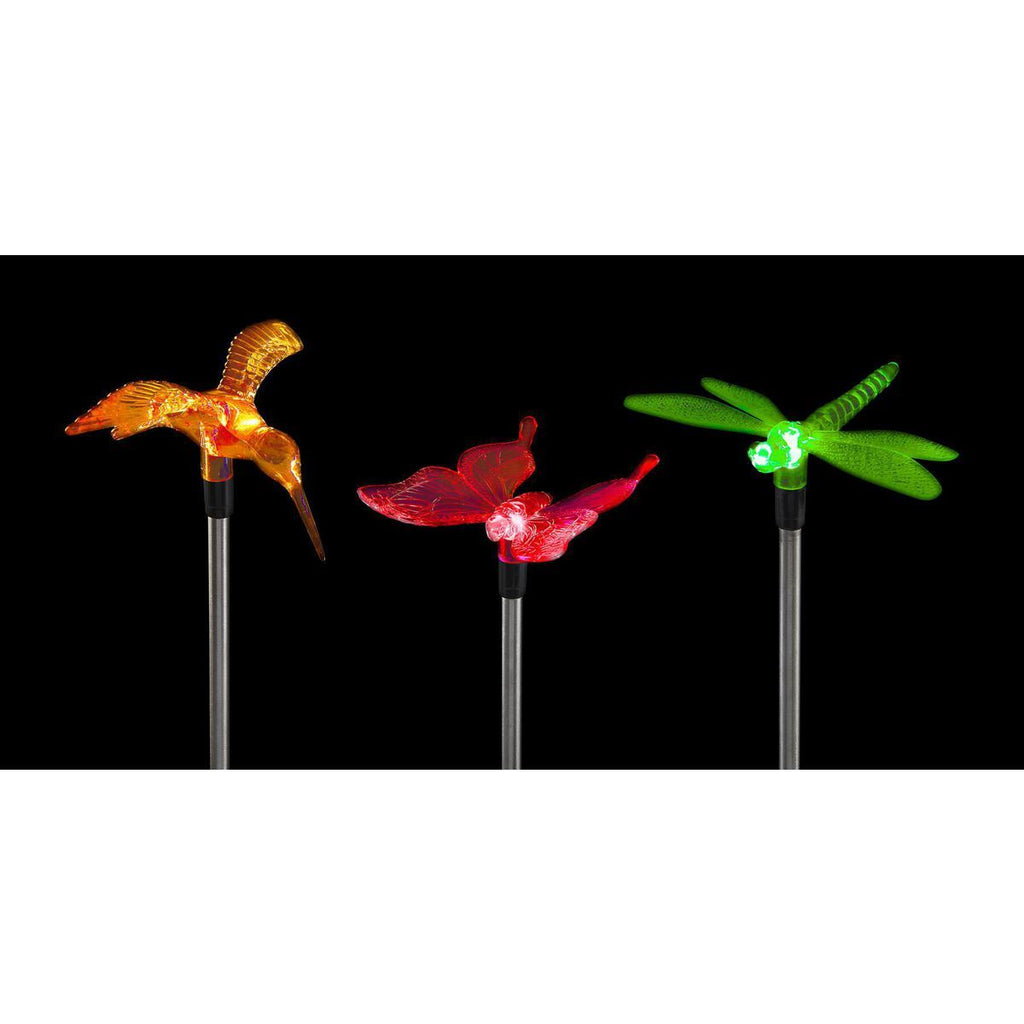 Solar LED Garden Decorative Lights 3-Pack F621969