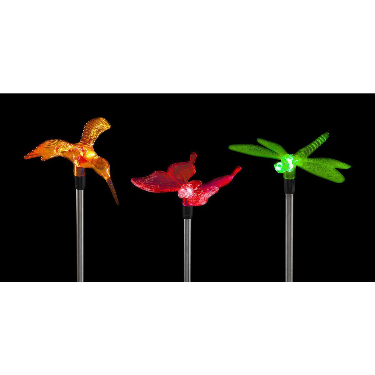 Solar LED Garden Decorative Lights 3-Pack F621969