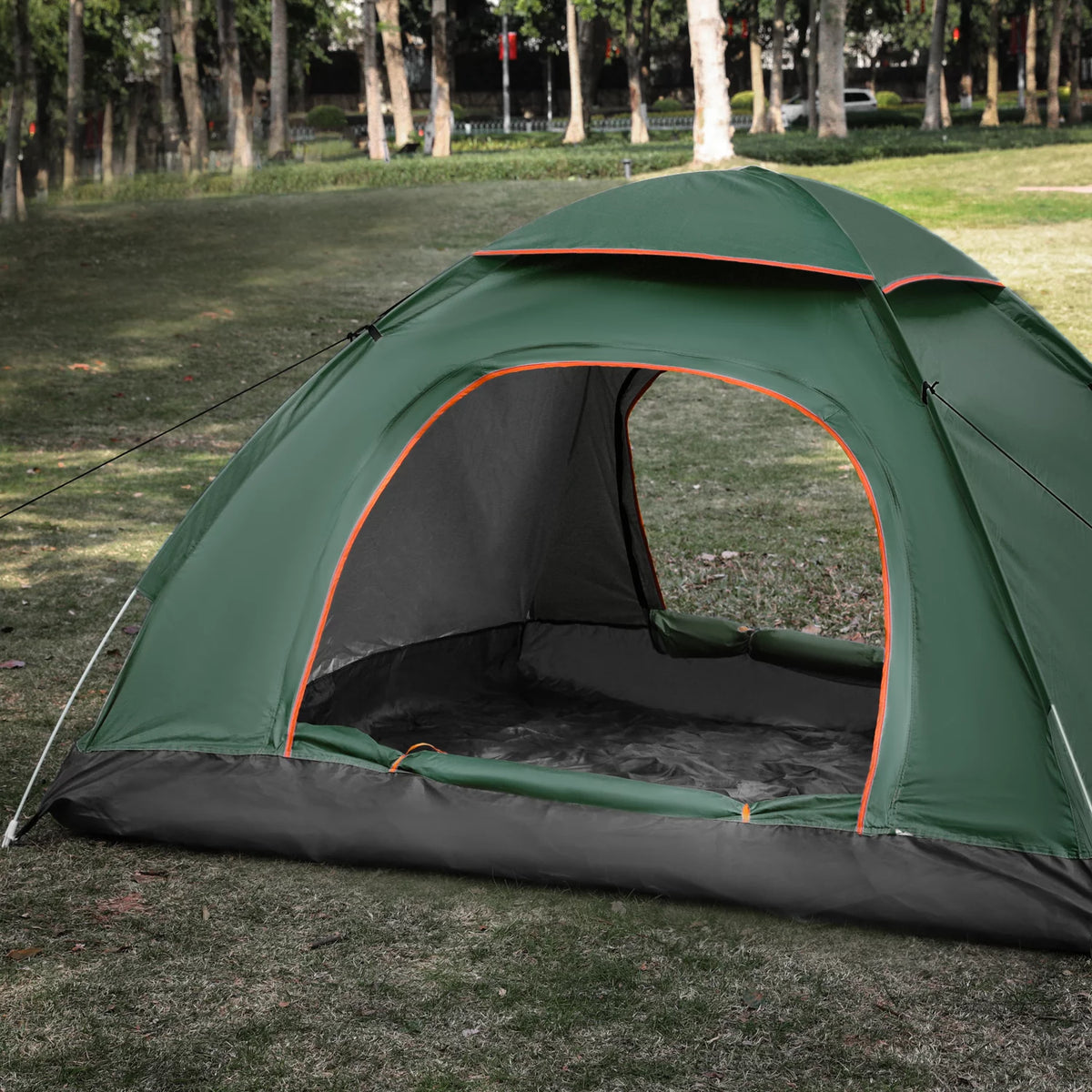Pop Up Camping Tent with Rain Fly and Carry Bag L2638