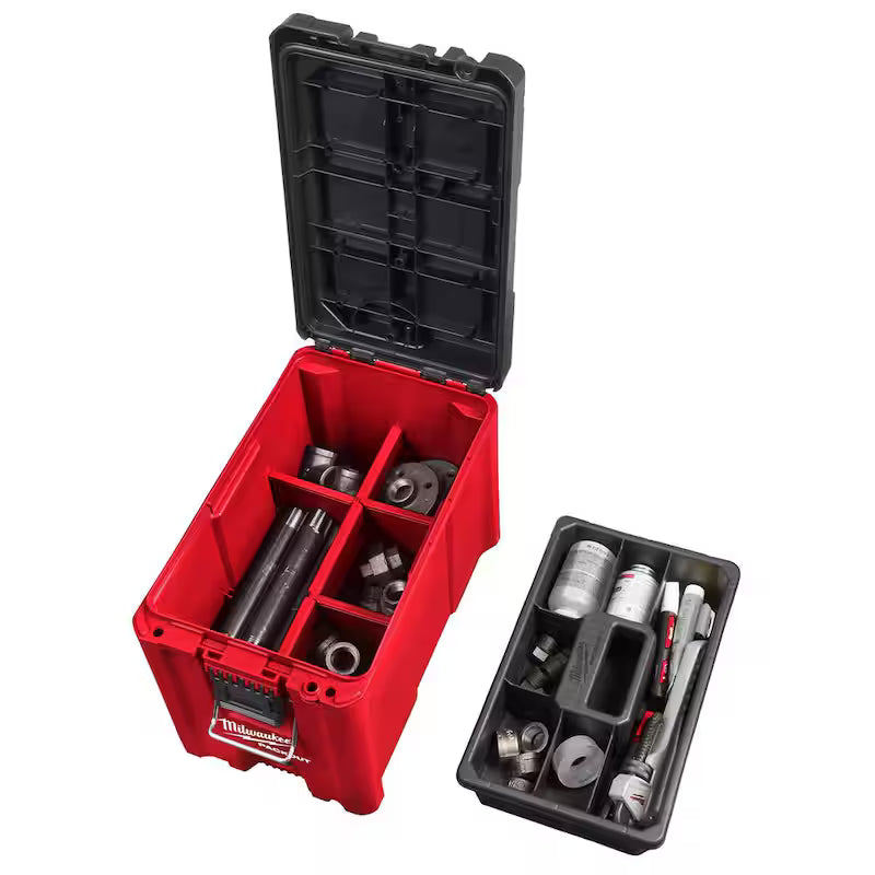 10 in. Compact Portable Tool Box with Adjustable Dividers Y97944