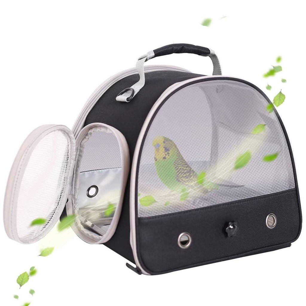 Small Bird Cage with Standing Perch and Stainless Steel Tray U923