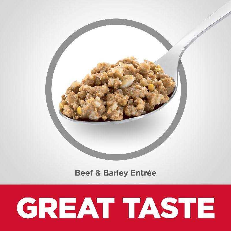 Adult 7+ Beef & Barley Dog Food Z219505